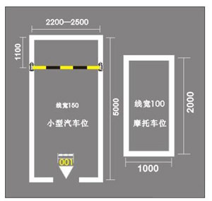 蘇州物業(yè)地下車庫劃線方案，地下車庫停車位劃線怎么施工？